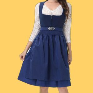 Trendimax German Dirndl Dress Bavarian Oktoberfest Halloween Costumes Size 6